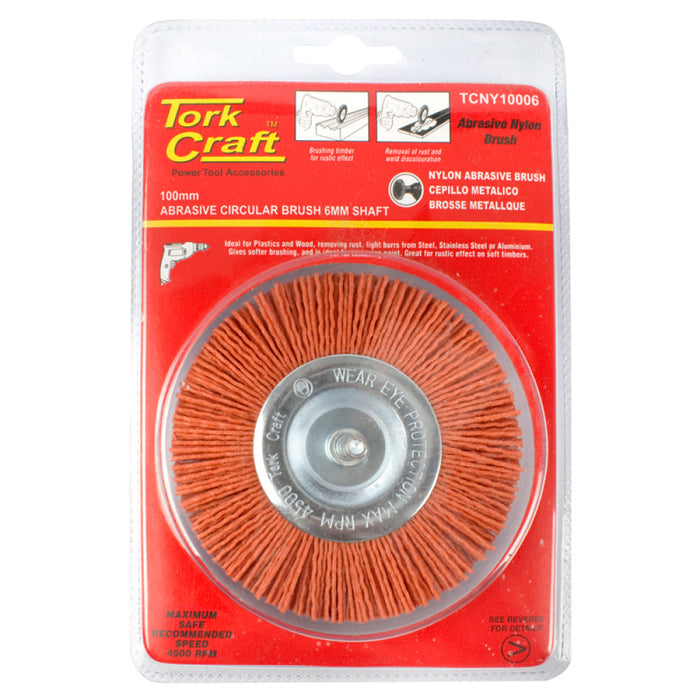 Tork Craft | Nylon Wheel Brush 100x6mm TCW
