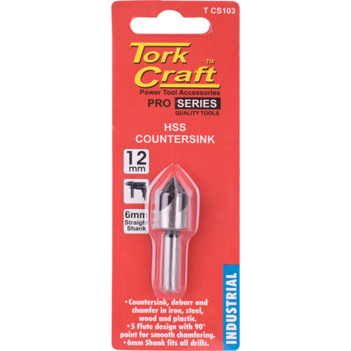 Tork Craft | Countersink HSS 12mm 1/2" 90º