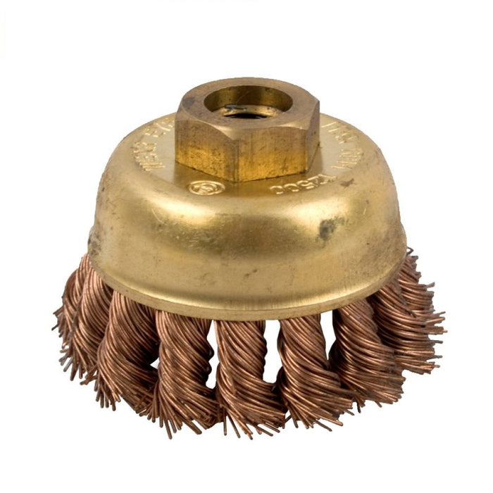 Tork Craft | Wire Cup Brush Non-Spark Twisted 100mm X M14 Bulk