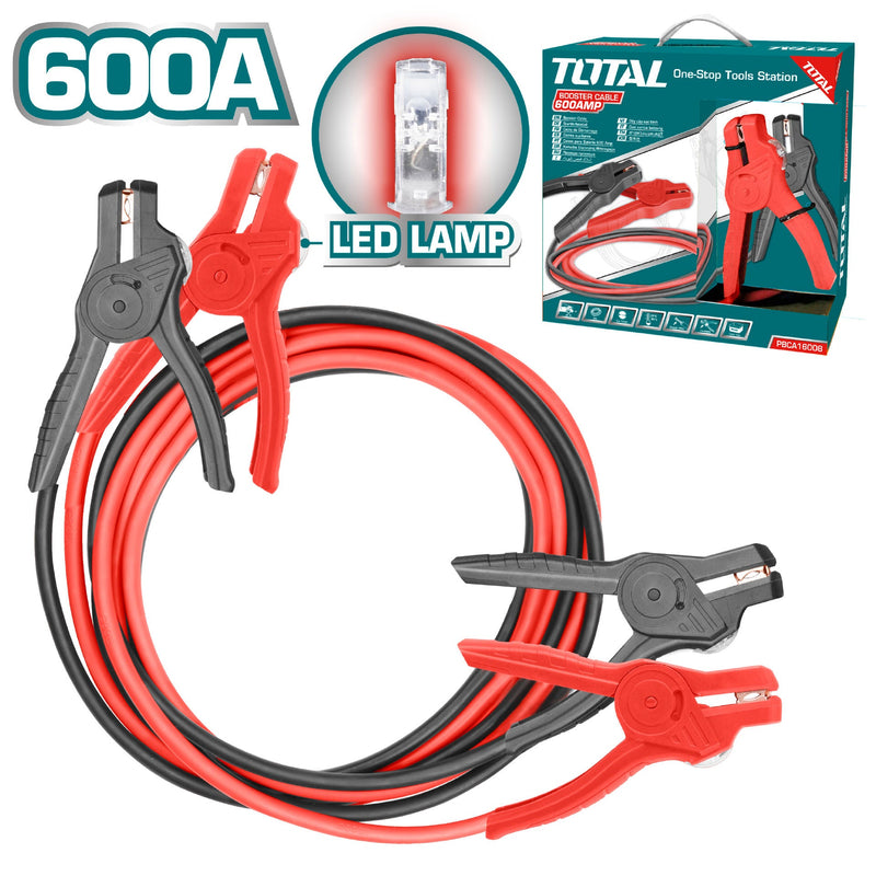 TOTAL | Booster Cable with Led Light PBCA16008L-Toolcraft