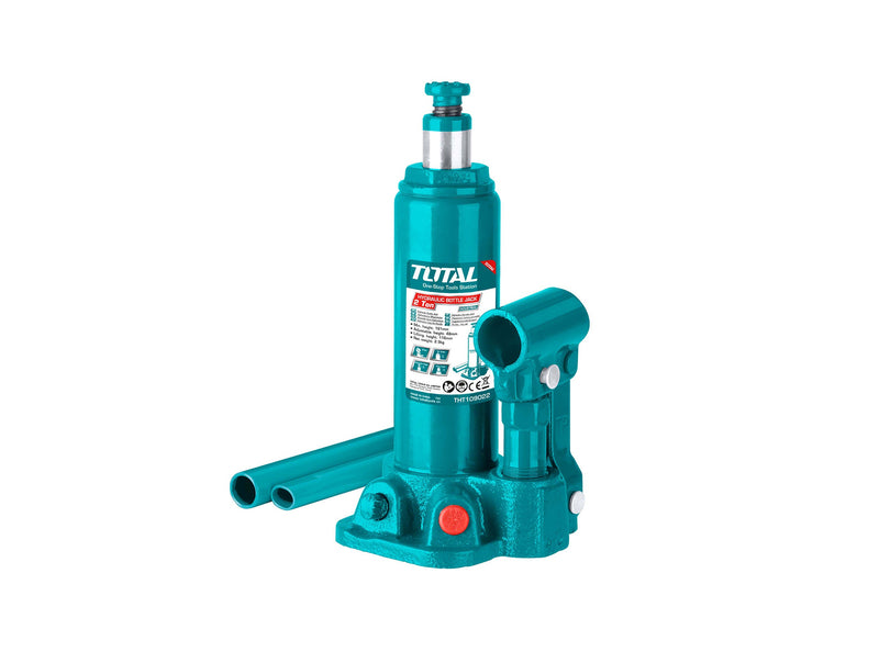 TOTAL | Bottle Jack 2 Ton with Safety Valve THT109022-Toolcraft