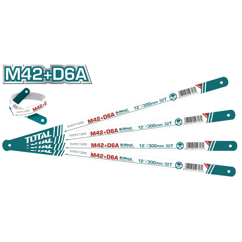 TOTAL | Hacksaw Blade 32T Bi-Metal (Each) THT572328-Toolcraft
