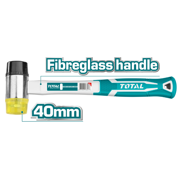 TOTAL | Hammer Rubber & Plastic F/G Handle THRUH6940-Toolcraft