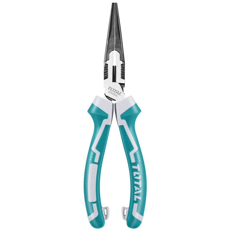 TOTAL | Plier Long Nose 200mm/8" High Leverage THT220806S-Toolcraft