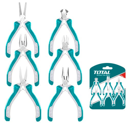 TOTAL | Plier Set 6Pc Mini THT1K0511-Toolcraft
