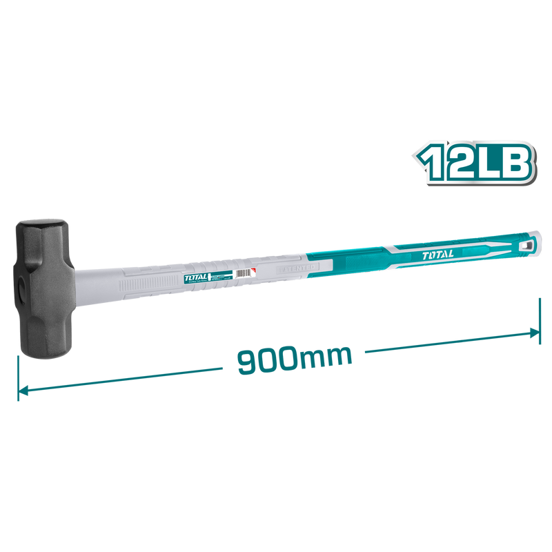 TOTAL | Sledge Hammer 5,5kg 900mm F/G Handle THT750516-Toolcraft