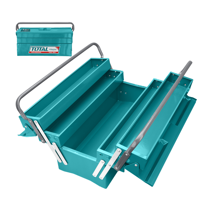 TOTAL | Tool Box 5 Tray - Empty THT10701-Toolcraft