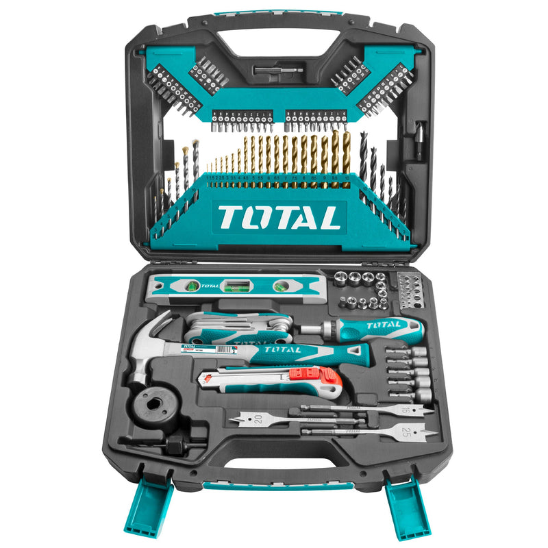 TOTAL | Tool Set 120Pc in Blow Mould Packaging THKTAC01120-Toolcraft
