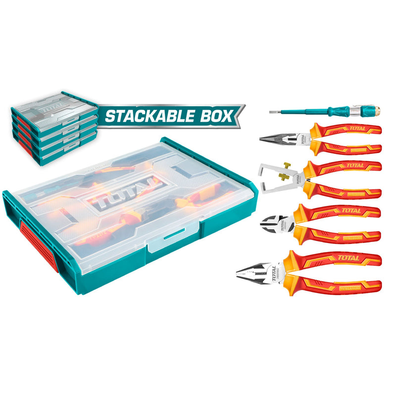 TOTAL | Tool Set 5Pc Electrical/Insulated THKTV02P051-Toolcraft