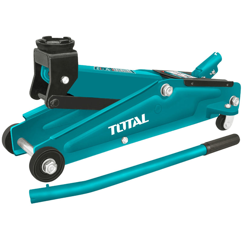 TOTAL | Trolley Jack 3 Ton (Min: 135mm Max: 410mm) THT10832-Toolcraft