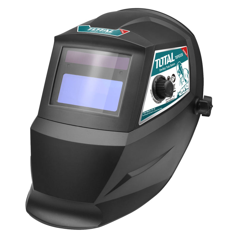 TOTAL | Welding Helmet Auto Darkening (92X42mm Viewing Area) TSP9306-Toolcraft