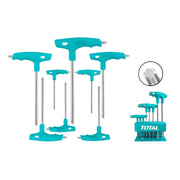 TOTAL | T-Handle Torx Wrench Set - 8pc THHW80836-Toolcraft