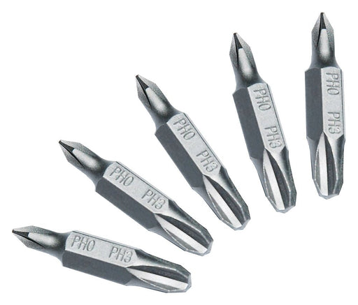 Teng Tools PH3 Screwdriver Bit - 25mm Long, 1/4 Inch Hex Drive, Pack Of 10 - PH2500310