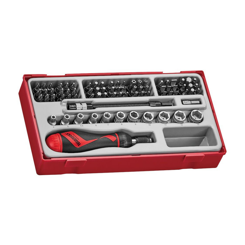 Teng Tools | Bits Driver Set Ratcheting TT1 84Pc-Toolcraft