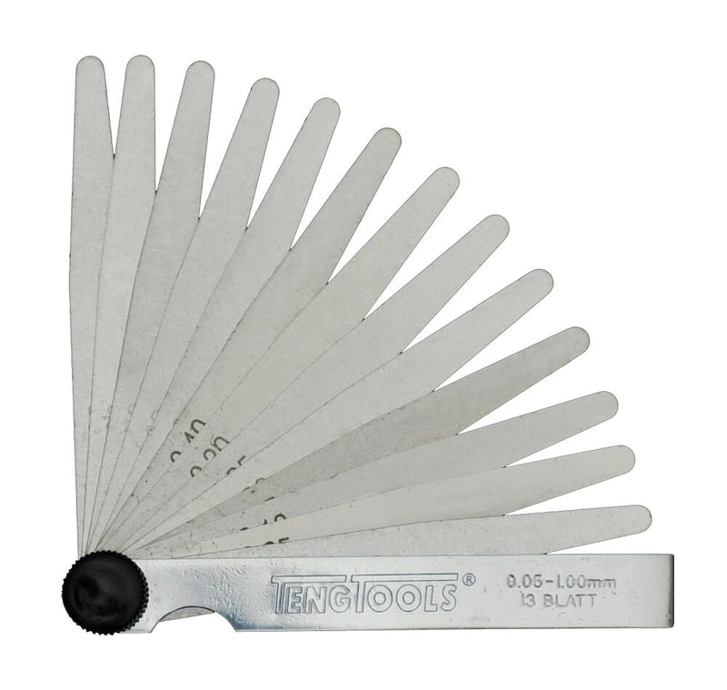 Teng Tools | Feeler Gauge 0,05-1,0mm 100mm 13 Blades-Toolcraft