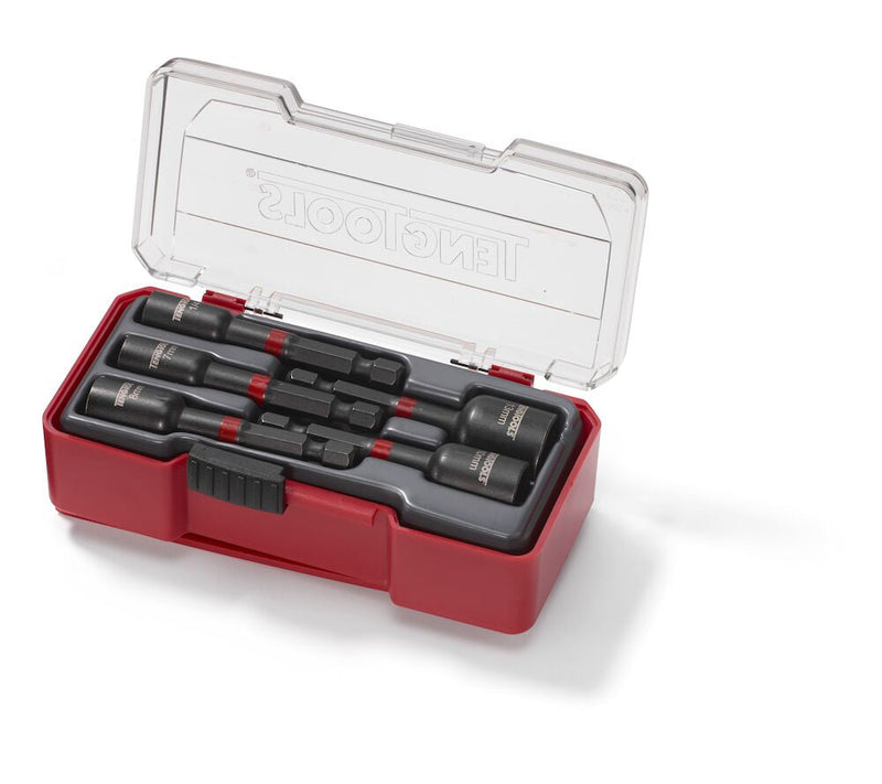 Teng Tools | Nut Setter Set Impact with Belt Clip 5Pc-Toolcraft