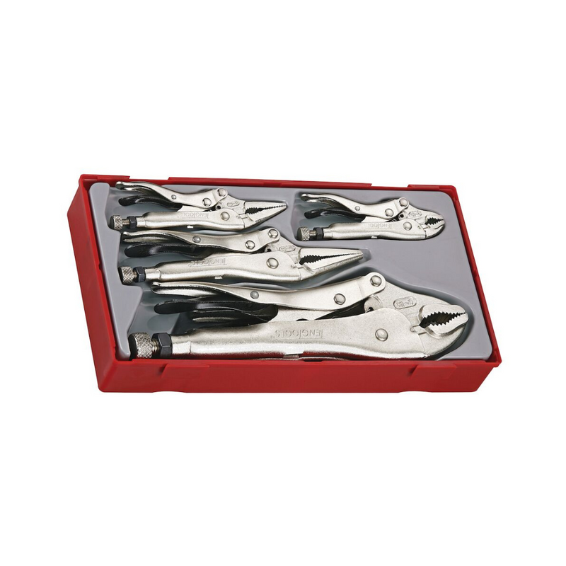 Teng Tools | Power Grip Plier Set TT1 5Pc-Toolcraft