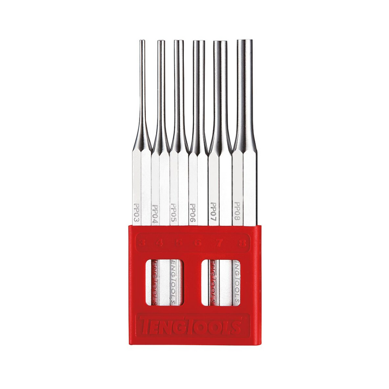 Teng Tools | Punch Set Parallel Pin 6Pc-Toolcraft
