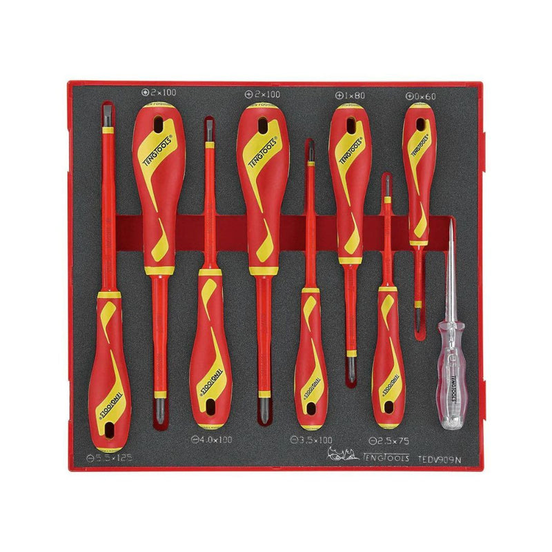 Teng Tools | Screwdriver Set Insulated in EVA Mixed 9Pc-Toolcraft
