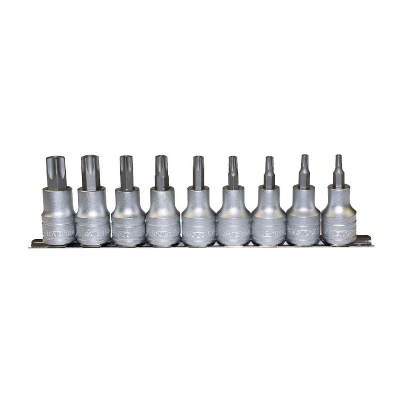 Teng Tools | Socket Clip Rail Set 1/2" TPX Bit 9Pc-Toolcraft