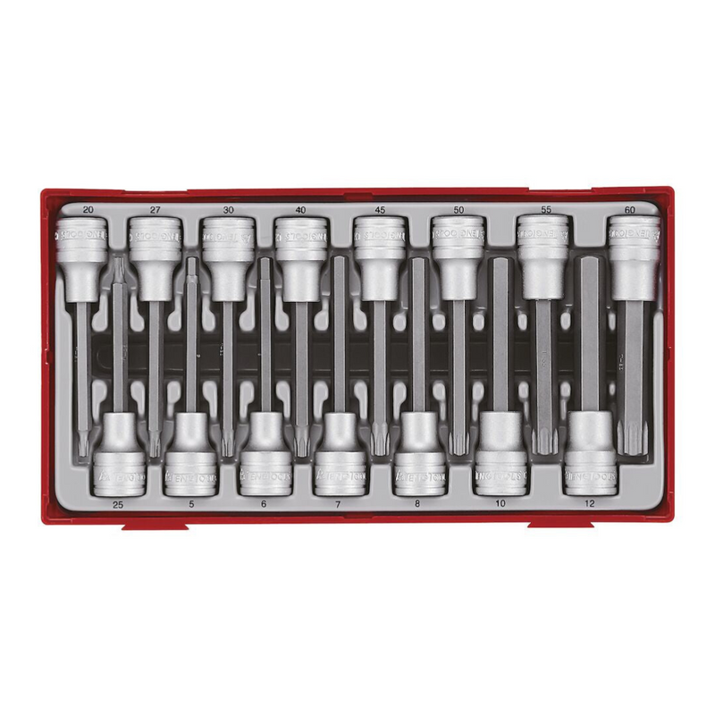 Teng Tools | Socket Set 1/2" Long Hex & TX Bit TT1 15Pc-Toolcraft