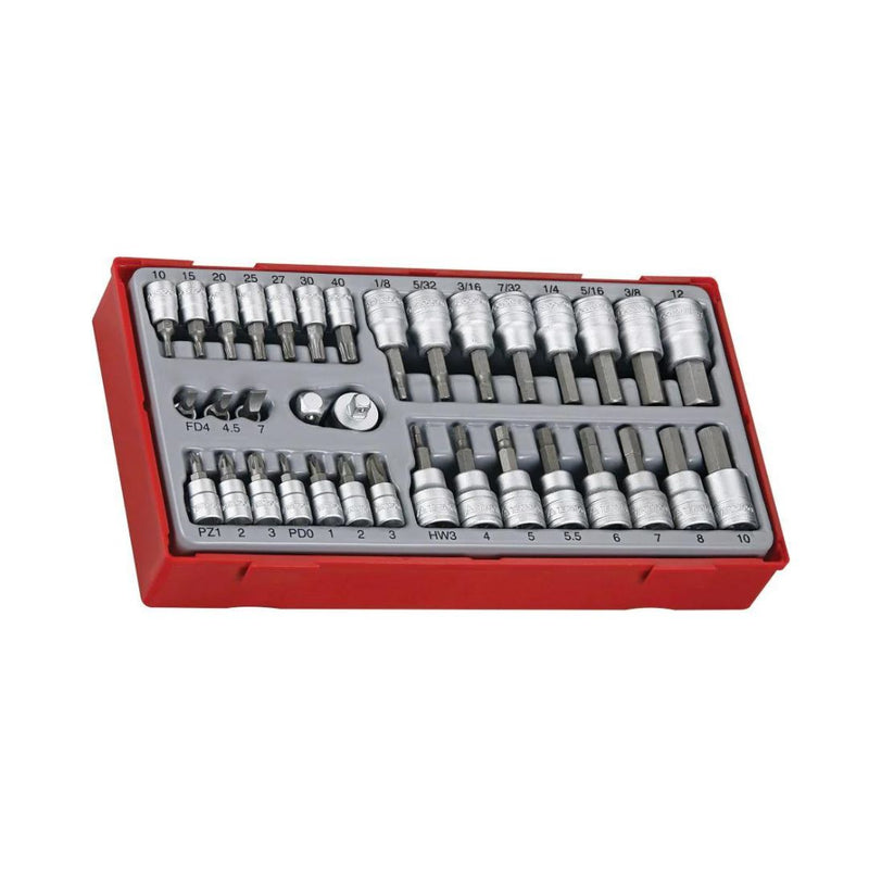 Teng Tools | Socket Set 1/4" & 3/8" Bit TT1 35Pc-Toolcraft