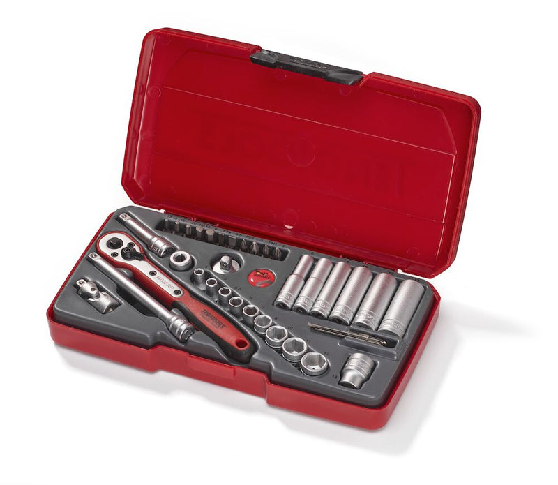 Teng Tools | Socket Set 1/4" 6Pt 36Pc-Toolcraft