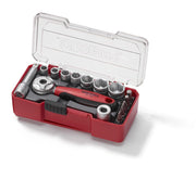 Teng Tools | Socket Set 1/4" 6Pt with Belt Clip 15Pc-Toolcraft