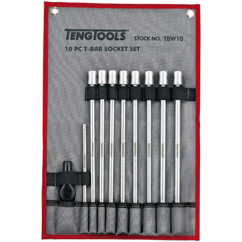 Teng Tools | Socket Set 3/8" Deep T-Bar 10Pc-Toolcraft