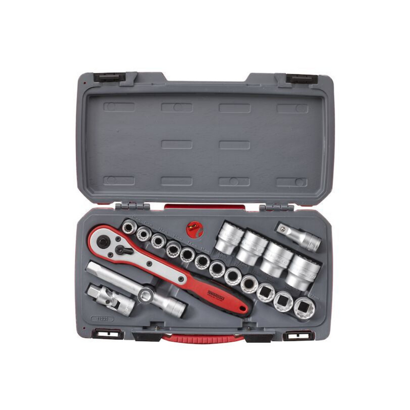 Teng Tools | Socket Set Mecca Pro 1/2" 12Pt 21Pc-Toolcraft