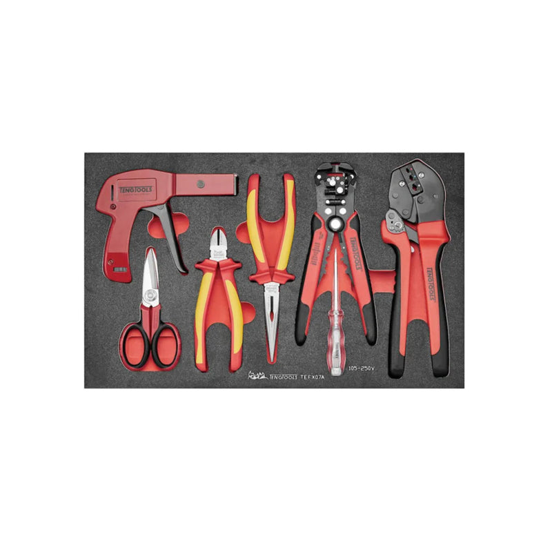 Teng Tools | Tool Set Electricians' FOAM3 7Pc-Toolcraft