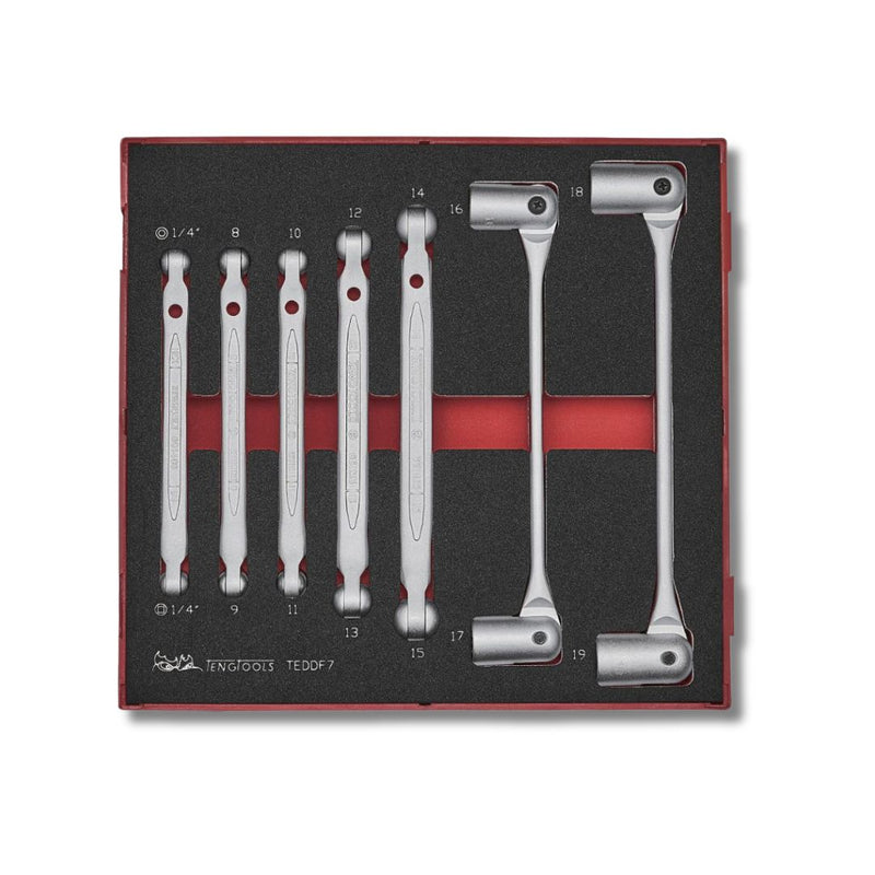 Teng Tools | Wrench Set Double Flex EVA 7Pc-Toolcraft