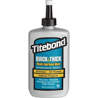 Titebond | Quick & Thick Multi-Surface Glue 237ml (8fl oz)-Toolcraft