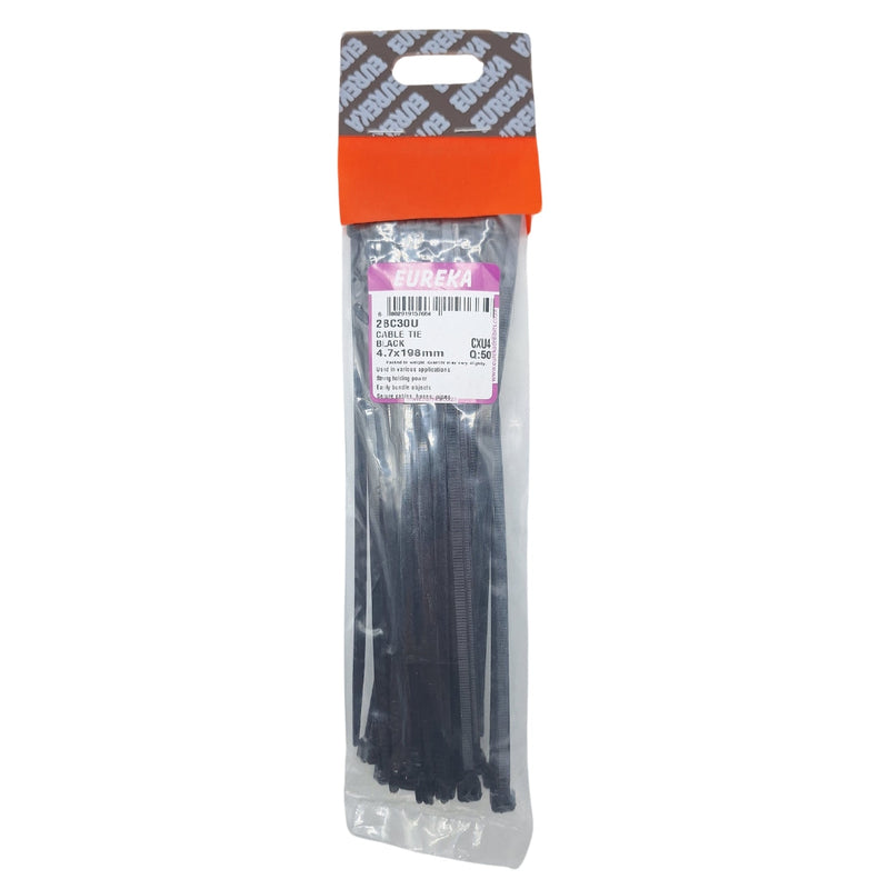 Toolcraft | Cable Tie Black 4.7 X 198mm-Toolcraft