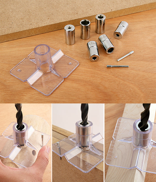 Toolcraft | Drill Guide Set, Metric - Toolcraft
