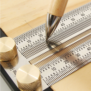 Toolcraft | Precision Marking T-Rule Hole Ruler Scribing Gauge-Toolcraft