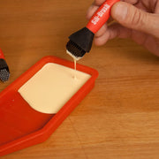 Toolcraft | Silicone Glue Tray with comb & 2 Silicone Glue Brushes - Toolcraft