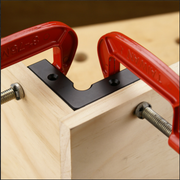 Toolcraft | Woodworking Precision Clamping Square 90° 120mm 2Pc - Toolcraft