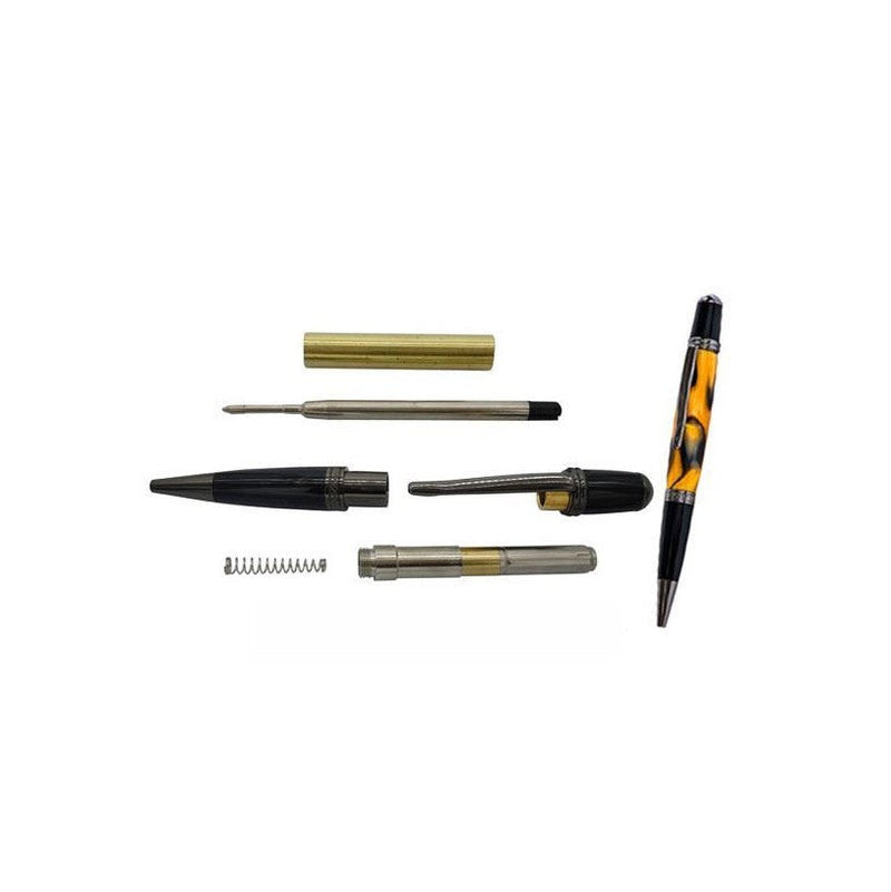 Toolmate | Sierra Gun Metal & Black Chrome Pen Kit - Toolcraft