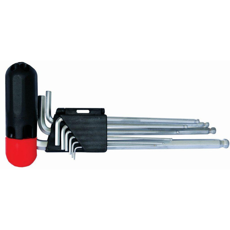 Tork Craft | Allen Key Set Ball Point with Interchangeable Handle 9Pc-Toolcraft