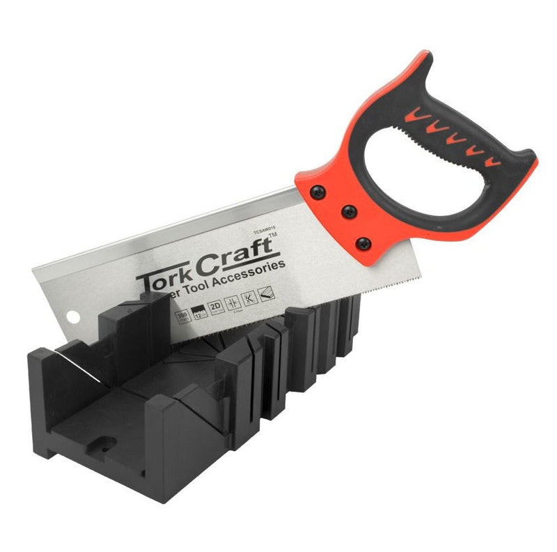 Tork Craft | Back Saw Mitre Box Set Multi Angle 300mm-Toolcraft