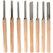 Tork Craft | Chisel Set Wood Turning 8Pc-Toolcraft