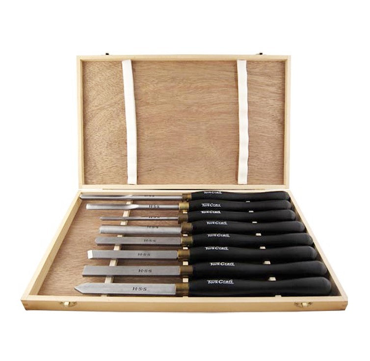 Tork Craft | Wood Turning HSS Chisel Set 8Pc  (Online Only) - Toolcraft