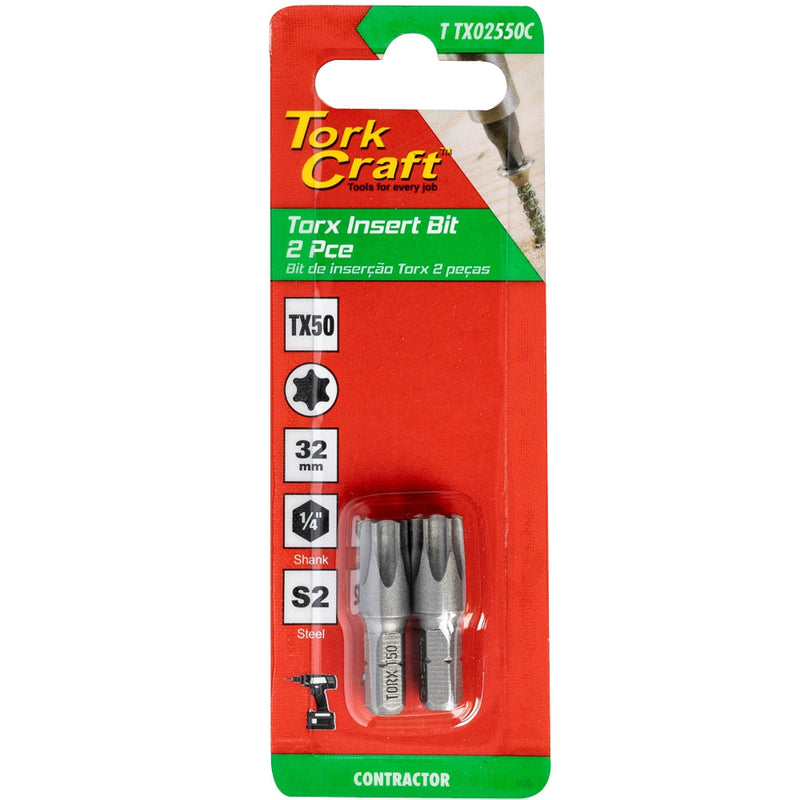 Tork Craft | Classic Bit Torx TX50 32mm 2Pc-Toolcraft