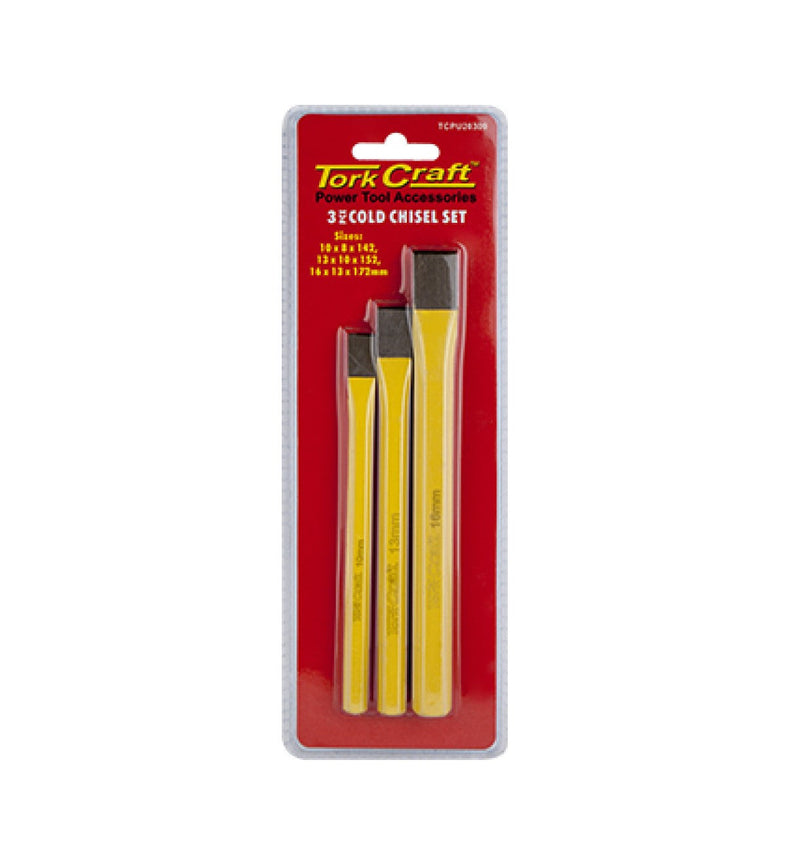 Tork Craft | Cold Chisel Set 3Pc-Toolcraft