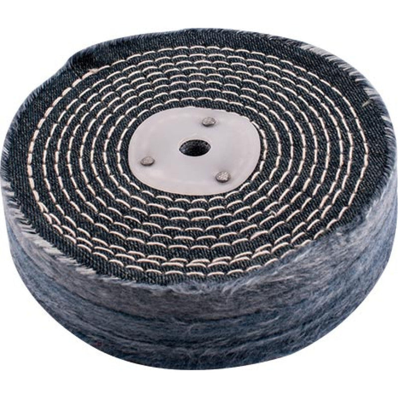 Tork Craft | Colour Buff/Mop 150mmX3 SectionX30mm Thick 1/2" Hole-Toolcraft