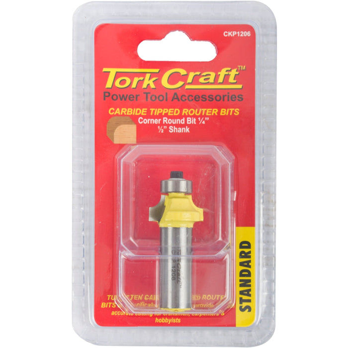 Tork Craft | Corner Round Bit 1/2" x 1/4"r