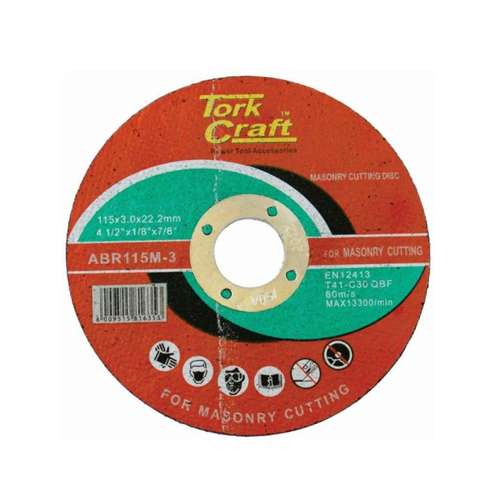 Tork Craft | Cutting Disc Masonry 115x3.0x22.22mm