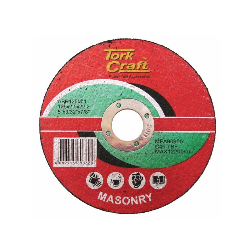 Tork Craft | Cutting Disc Masonry 125x2.5x22.2mm-Toolcraft