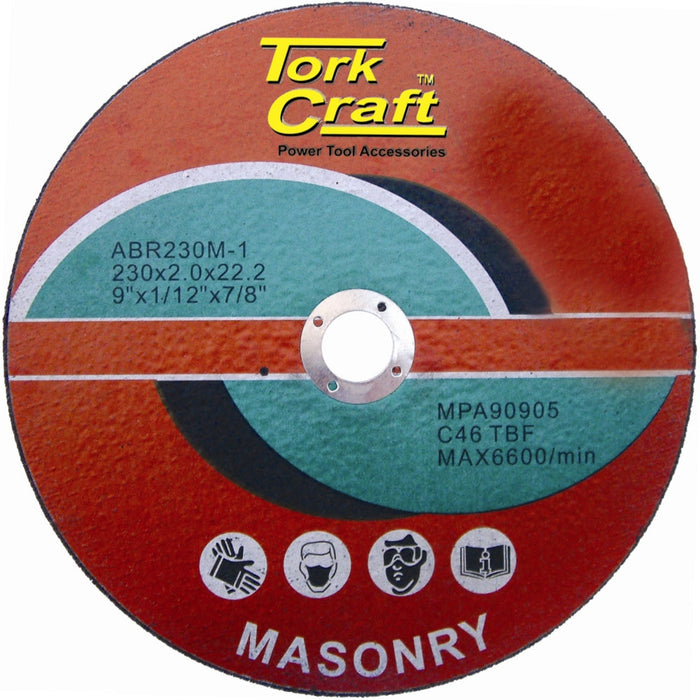 Tork Craft | Cutting Disc Masonry 230X2.0X22.22mm